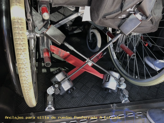 Fijaciones de silla de ruedas Ponferrada A Estrada